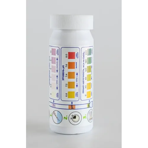 Набор тест-полосок Маркопул Кемиклс ПУЛТЕСТЕР для определения показателей воды (Ph, Хлор, Щелочность) 20шт М255