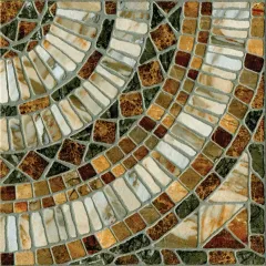 Плитка керамогранит 330*330 Мюнхен Объемный штамп коричневый арт.725962 за м2 в уп. 1.307 м2 (12шт.)