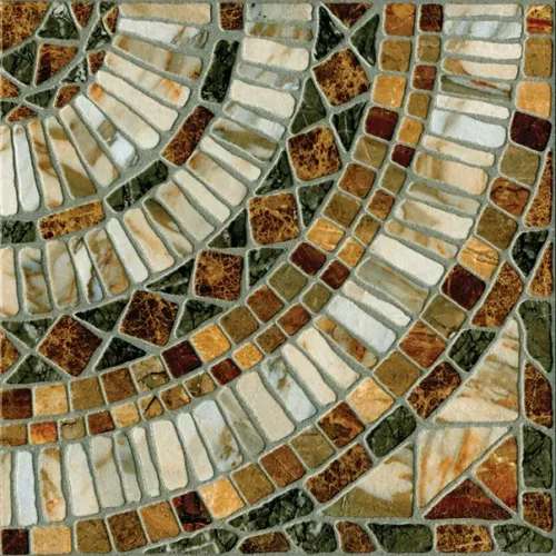 Плитка керамогранит 330*330 Мюнхен Объемный штамп коричневый арт.725962 за м2 в уп. 1.307 м2 (12шт.)