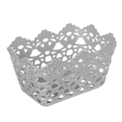 Корзина для хранения Цветы 15х10х8,5см (406-154)