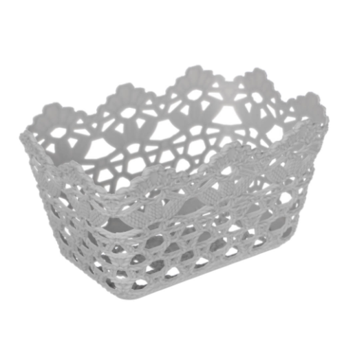 Корзина для хранения Цветы 15х10х8,5см (406-154)