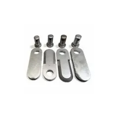 Нож косилки роторной (4 ножа + 4 пальца + 4 шплинта) (9632)