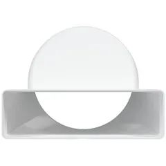 Соединитель плоского канала с круглым 620СП15КП