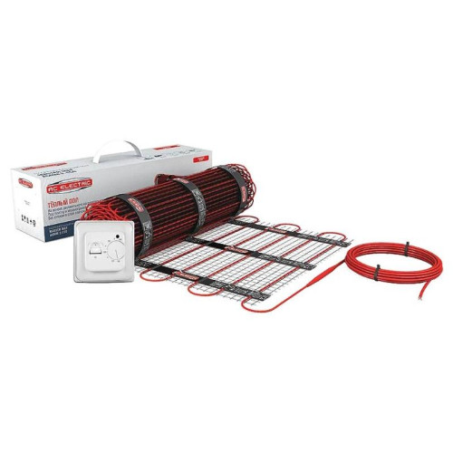 |Нагревательный мат AC ELECTRIC ACMM 2-150-0,5 (150Вт/м2) 0,5м2 + терморегулятор
