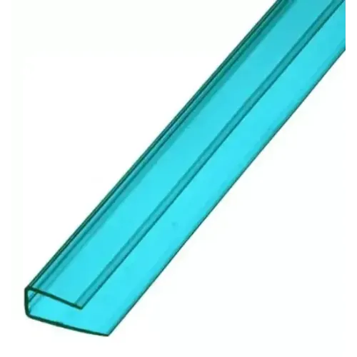 Поликарбонат сот. U-профиль 10мм, 2.1м бирюза