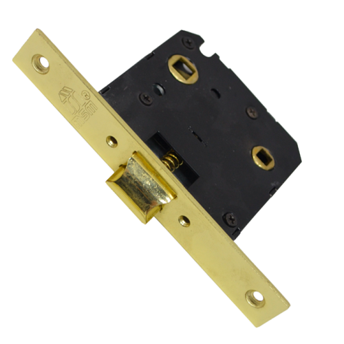 /Защелка межкомнатная МSМ L 47 SВ латунь мат.(11027)