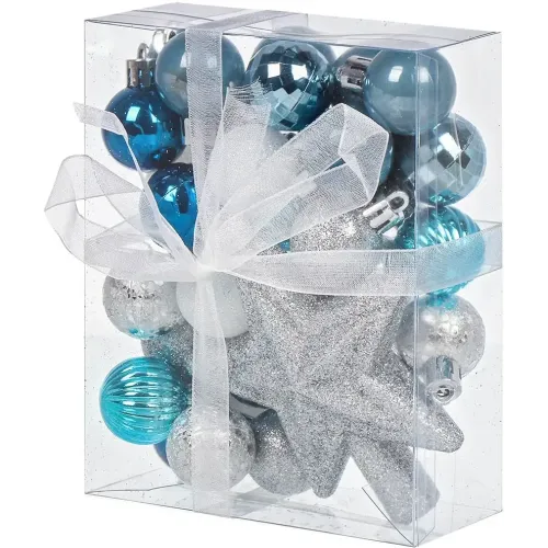 Шары новогодние набор 30шт, микс (SYQC-0122094)