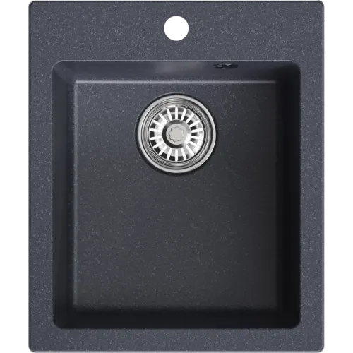 Мойка комп. MIXLINE МЛ-ГМ14 420х500x190мм, антрацит (343), сифон