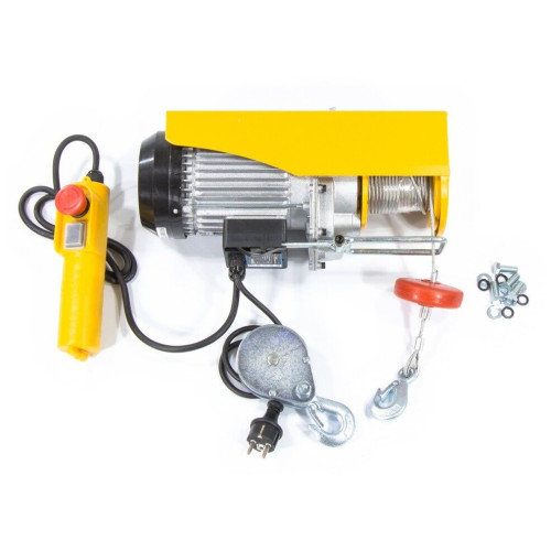 Тельфер электрический DENZEL TF-500 (0,5т, 1020 Вт, высота 12 м, 10 м/мин) (52012)