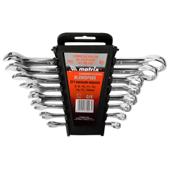 Набор ключей комб. MATRIX (15422) 8шт, 6-19мм, подвес