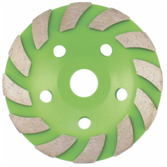 Чашка алмазная СИБРТЕХ 125мм турбо-сегмент. (72957)