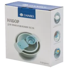Набор для приготовления теста Daniks (миска, сито, сепаратор, лопатка) Y4-7876 (459146)