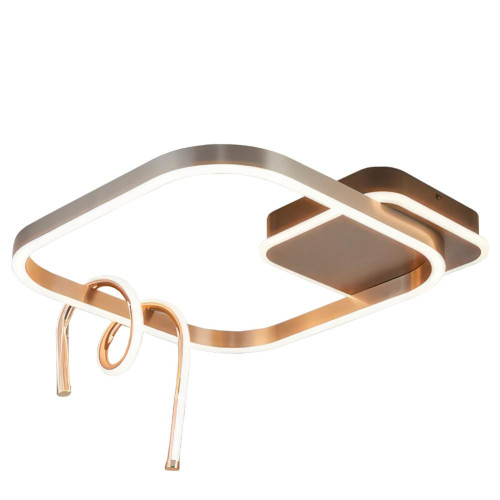 Светильник Люмис 398/500S GR+GD+BK 63W LED 3000K-6500K d500 ПДУ диммер mobile