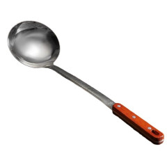Половник для казана с деревянной ручкой 42см