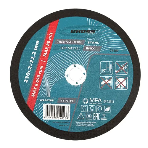 Круг отрезной GROSS 230х2,0 мм (743894)