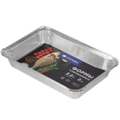 Форма для запекания Daniks алюминий 2шт 2,2л прямоугольная (462886)