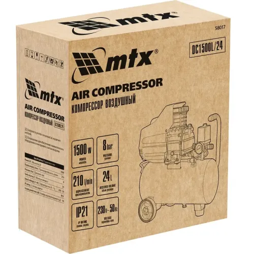 Компрессор MTX DC1500L/24 (58017) (*15)