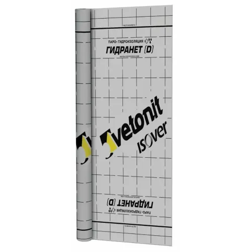 Плёнка кровельная Vetonit ISOVER Гидранет D70м2 (46.67х1.5м) (паро-гидроизоляция)