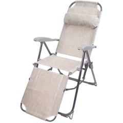 Шезлонг Nika 37х46х116 см, 100 кг, 8 положений спинки К3/ПС (215507)