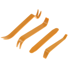 Инструмент для разбора пластика в авто, 4 предмета (2887386)