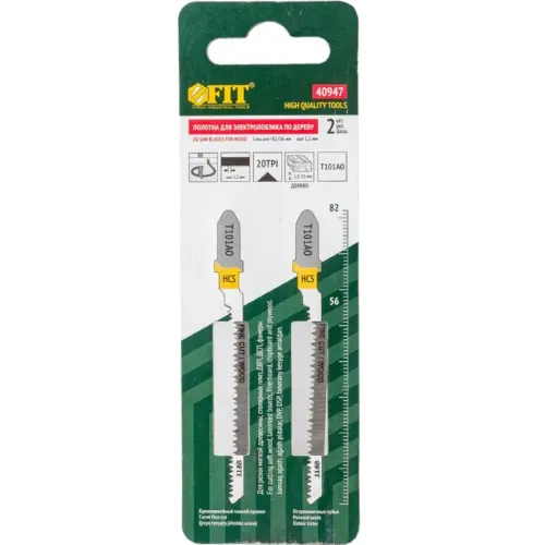 Пилки для лобзика FIT T101AO 2шт.(40947)