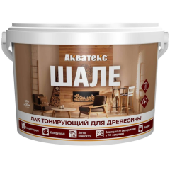 Лак тонирующий АКВАТЕКС ШАЛЕ для древесины ваниль 2,5л