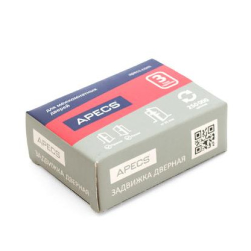 /Задвижка дверная APECS L-0126-AB (5804)