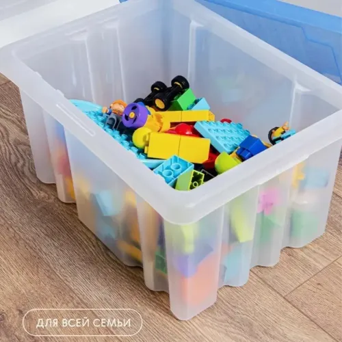 Ящик хозяйственный 18 л Darel с крышкой (ЯФ0118)