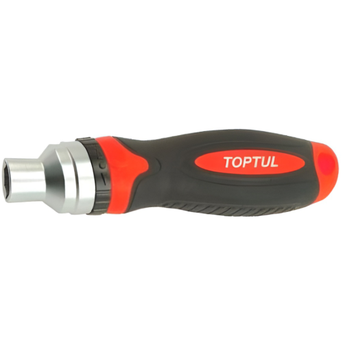 Отвертка TOPTUL реверсивная + биты (GAAR0402)
