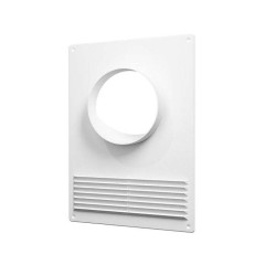 Площадка торцевая пластиковая с решеткой 180х250 фланец d 100 100ПТПР