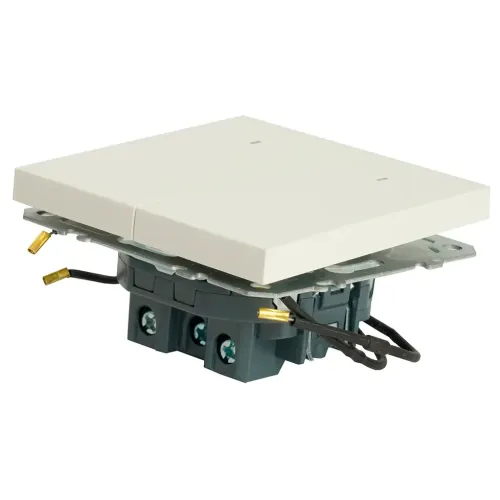 Выключатель 2-кл ЭМИЛИ с подсветкой белый RSW10-5102-01