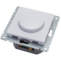 Светорегулятор поворотный UNIVersal Афина белый A0101