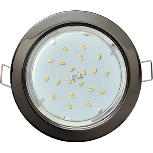 Свет. точ. ECOLA GX53-H4 черный/хром FB53H4ECB(132542)