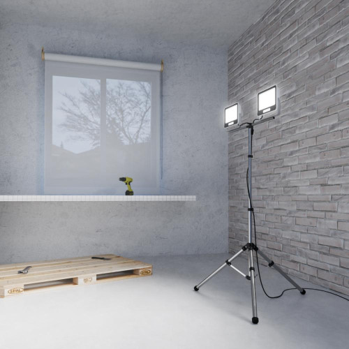 Прожектор (LED) 30Вт 3600лм 6500К IP65 APEYRON 147х30х114 алюм серый 05-46