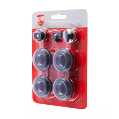 Набор для установки радиатора ROYAL THERMO ЧЁРНЫЙ ф 3/4