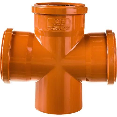 Крестовина кан. наружная 1-плоск ф 110/110/110х90°