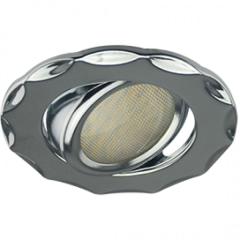 Свет. точ. ECOLA DH07 MR16 Звезда хром(583663)