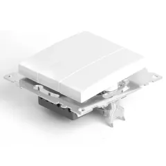 Выключатель 3-кл Катрин белый GLS10-7108-01