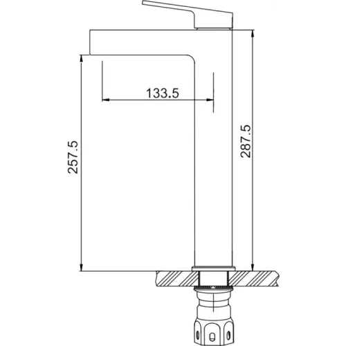 Смеситель для умывальника GAPPO G1099-83 золотой