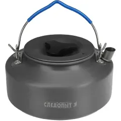 Чайник костровой, алюминий, 1 л, с анодированным покрытием, Следопыт, PF-CWS-P05М