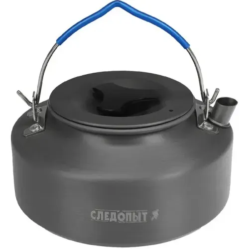 Чайник костровой, алюминий, 1 л, с анодированным покрытием, Следопыт, PF-CWS-P05М