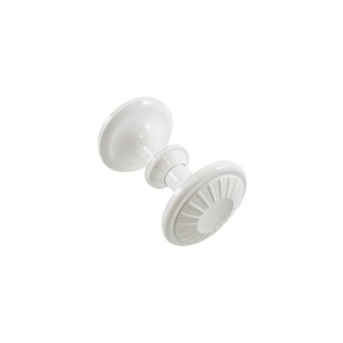 /Ручка-кнопка АЛЛЮР РК-1 Ромашка белая (13563)