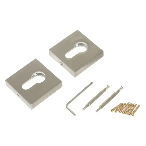 Накладка на цилиндр FUARO ET DM SN/CP-3 матовый никель