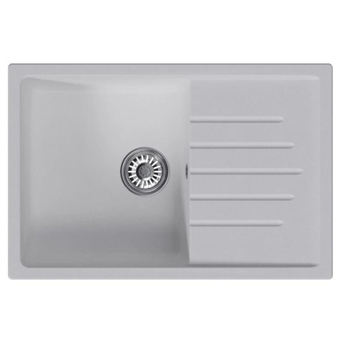 Мойка комп. MIXLINE ML-GM19 500х750x200мм, ультра белая, сифон