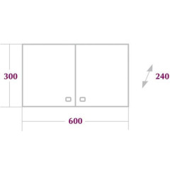 Шкаф навесной ОНИКА 