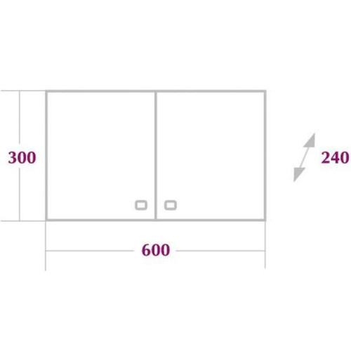 Шкаф навесной ОНИКА 