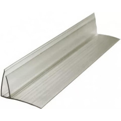 Поликарбонат сот. FP-профиль пристенный 4-6мм, 6м прозрачный