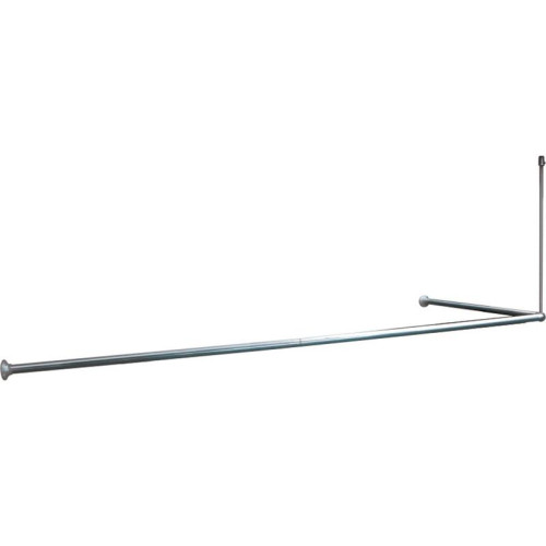 Карниз для ванной угловой IDDIS глянцевый хром, 050A200I14 (66473)