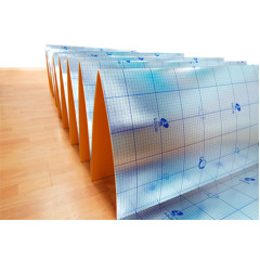 Подложка-гармошка с П/И 3мм (10кв.м/уп.) оранжевая