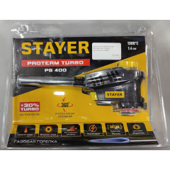 Горелка портативная STAYER PROFESSIONAL PG-400 с пьезоподжигом (55582)